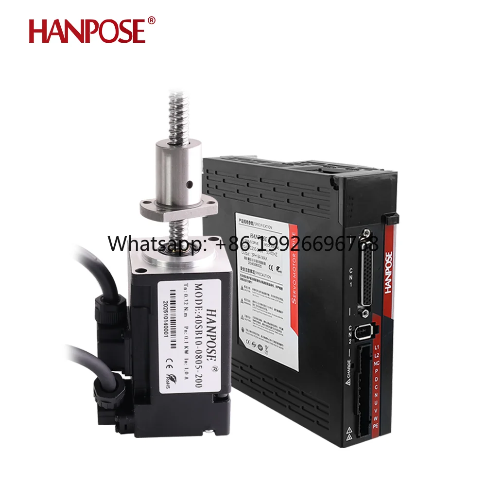

3d Printer Accessories Nema23 Ballscrew Stepper Motor 40SB10-0805-200+ASD210 L100 200 300mm