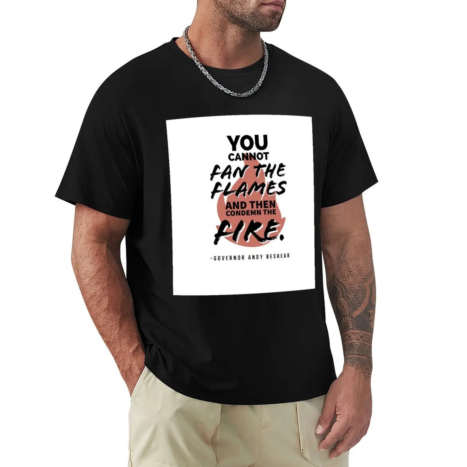 Condemn the Fire T-Shirt Work Comfort T-Shirt for Men