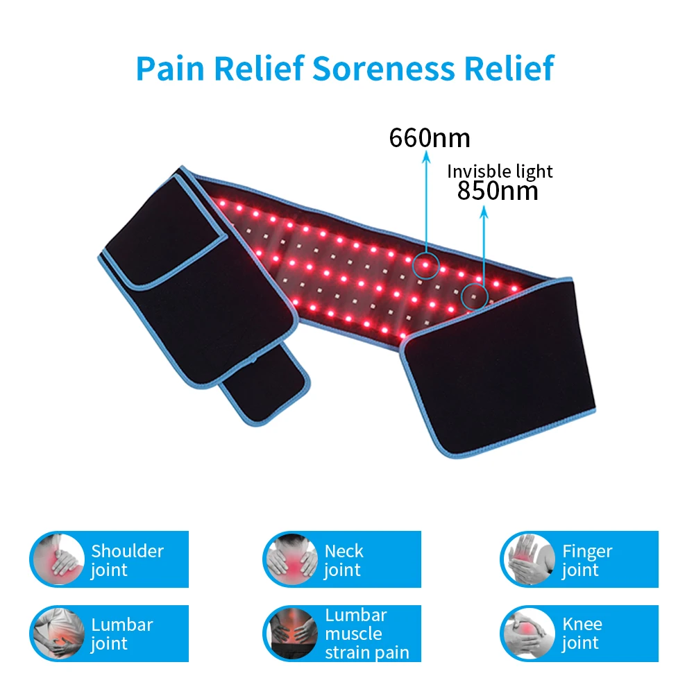 

Red Light Therapy Belt for Neck Near Infrared Lig Red Light Belt Infrared Led Red Light Therapy Wrap Belt for Pain Relief