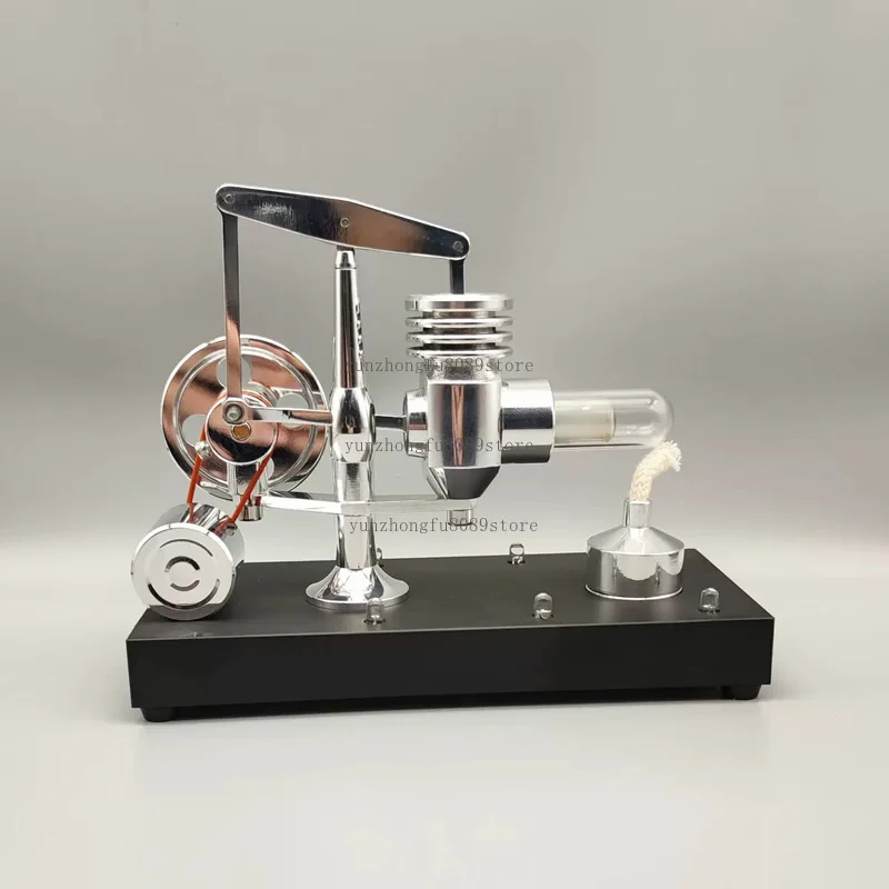 Stirling Engine Model Alcohol Generator,External Combustion,Thermal Power Thermal Energy Machine,Physical Thermodynamics Experie