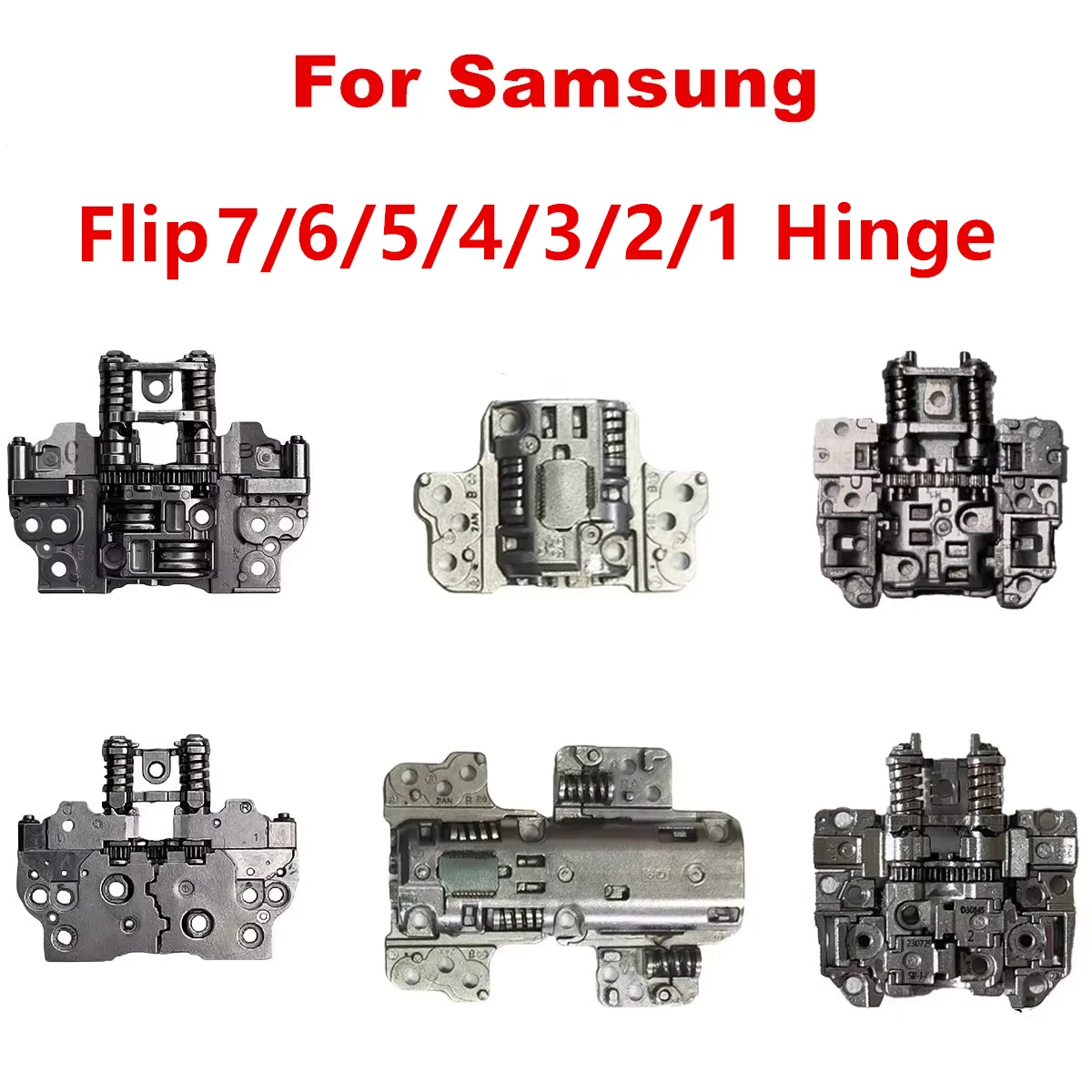 Hinge Shaft Middle Bearing for Samsung Galaxy Z Flip 7 6 5 4 3 5G F741 F731 F721 F711 F707 Rotating Spin Axis Assembly Parts