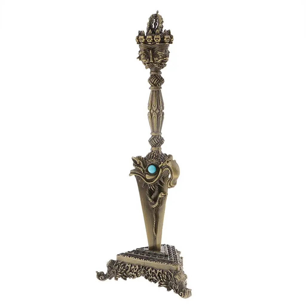 

Tibetan Buddhist Dorje Vajra Phurba Vajrakilaya Amulet Ornaments - Antique Handmade Nepal Buddhism Items