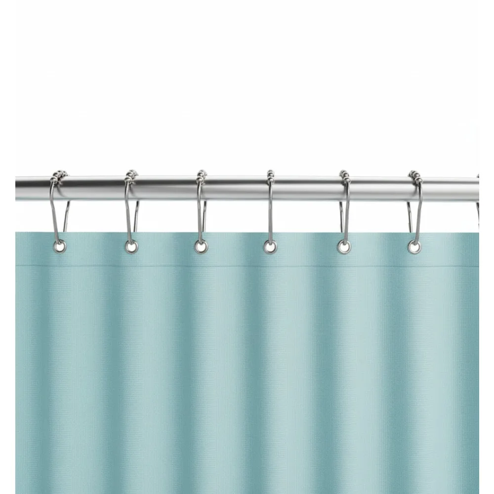 

Rustproof Curved Shower Rod, No Drill Tension Mount, Adjustable 50-72 Inches for Extra Bathroom Space