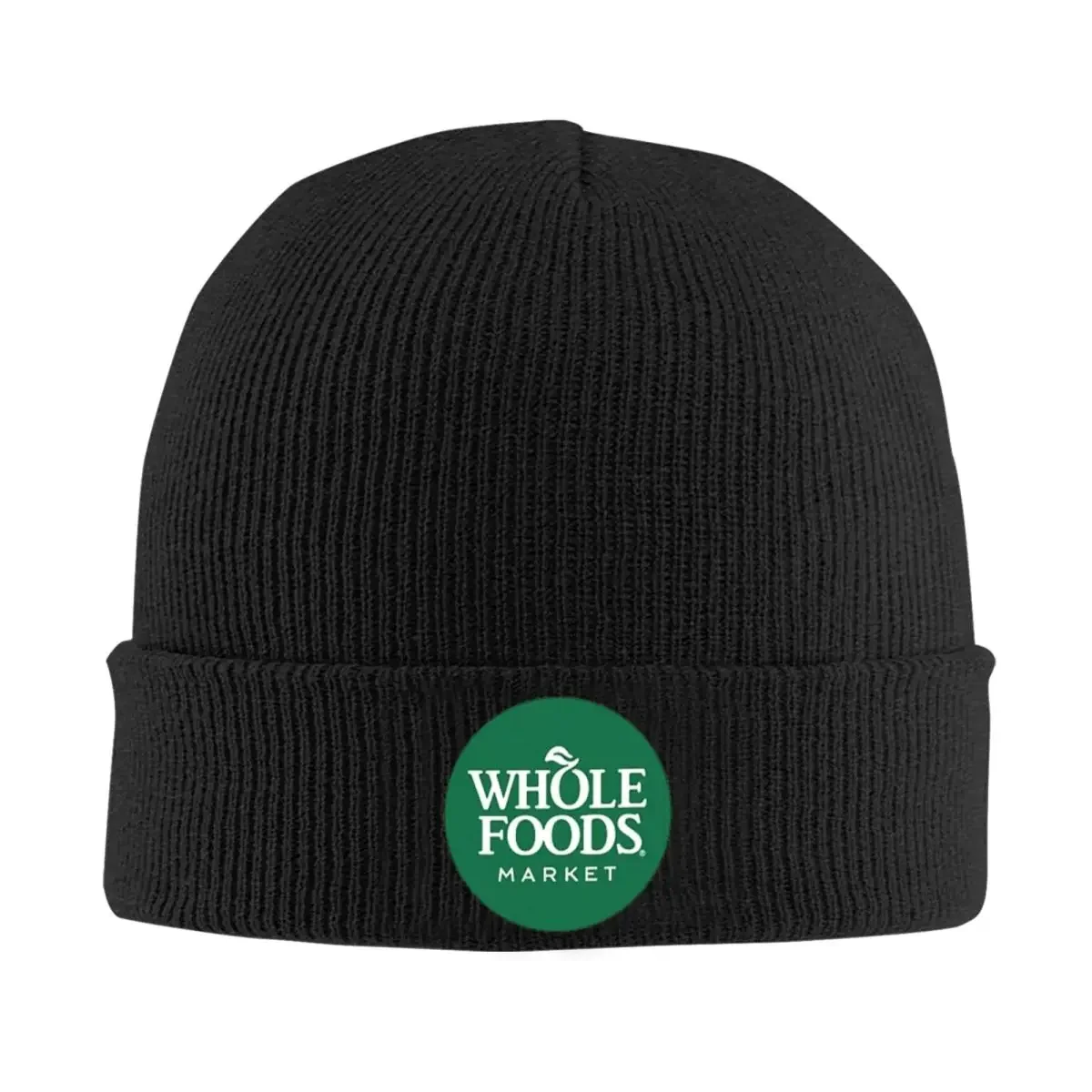 BEST SELLER Whole Foods Logo Cap Warm Knitted Cap Hip Hop Bonnet Hat Autumn Winter Outdoor Beanies Hats for Unisex Adult