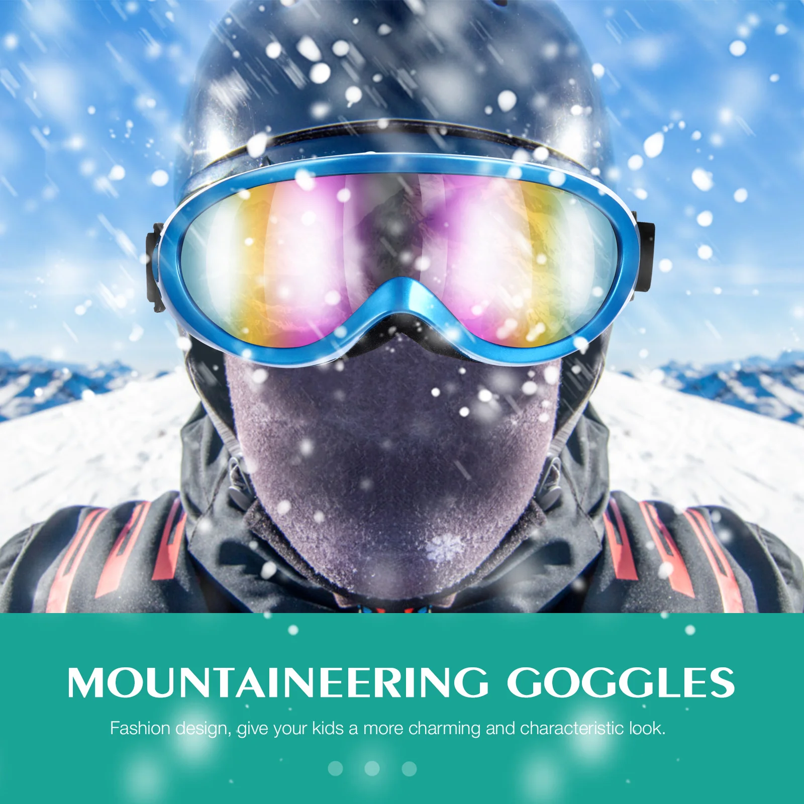 

1Pair Ski Goggles Sports Goggles Durable Material Outdoor Travel Cycling Mountain Climbing Skiing Glasses Sports Eyewear