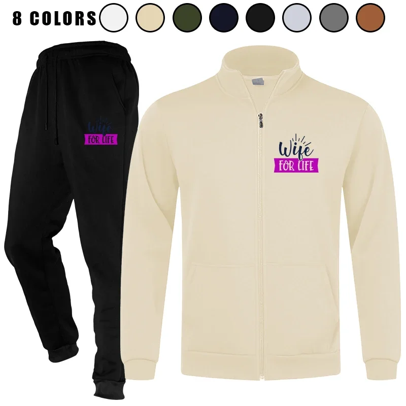 

Men's Tracksuits Casual Athletic Sweat Track Suits 2 Piece Full Zip Sets Warm Up Jogging Sweatsuits for Men