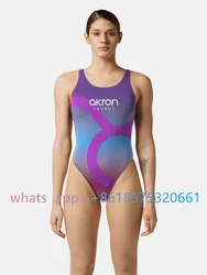 2023 Female Swimsuit Push Up Sports Bodysuit Open Water Functional Swimwear Beach Bikini Swimming Pool Training Bathing Suit