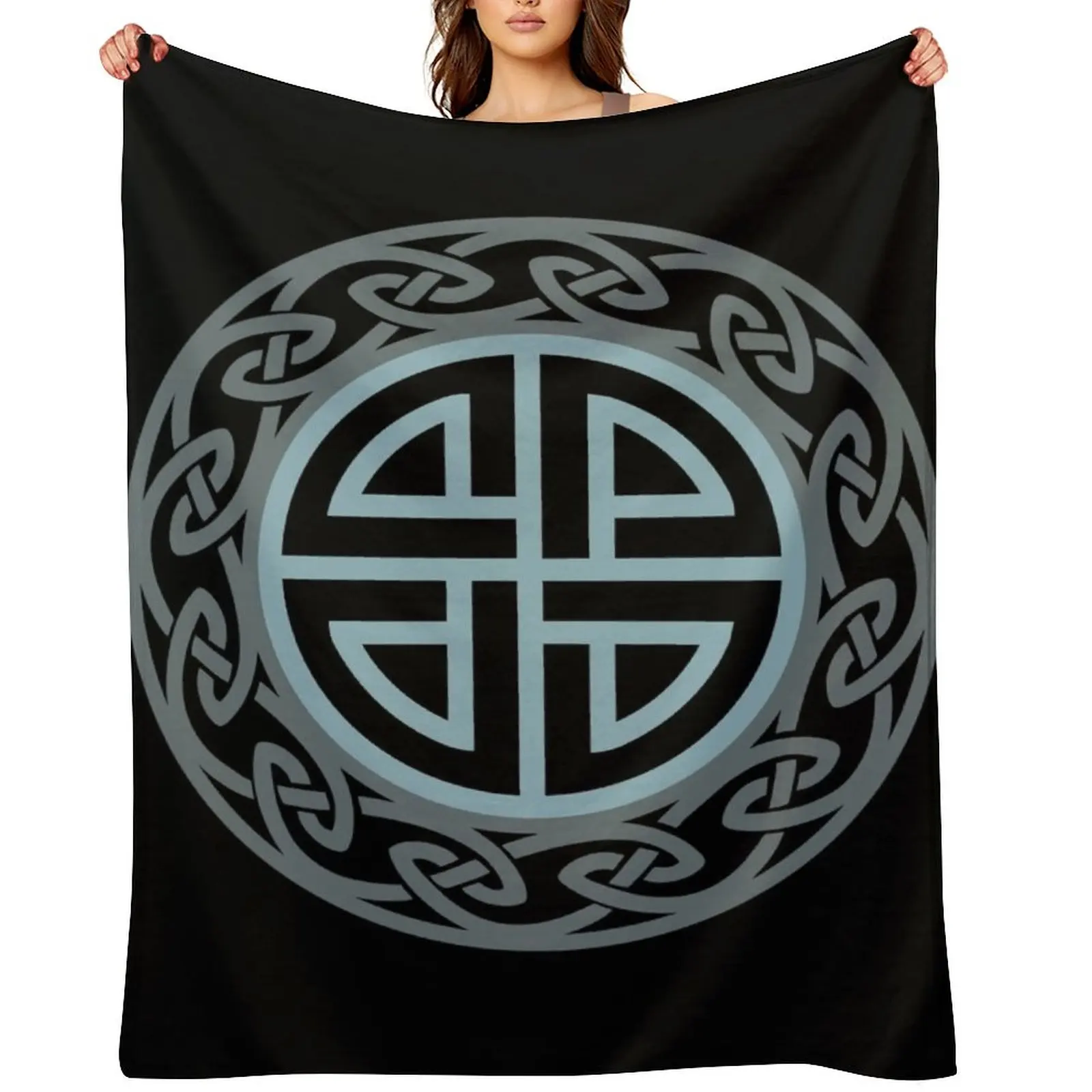 Celtic Shield Knot, Protection, Four corners knot, Norse, Viking, Throw Blanket Stuffeds Plush Loose Blankets