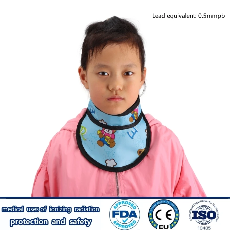 

Genuine x-ray protective 0.5mmpb child lead collar radiology department ionizing radiation protective children lead collar