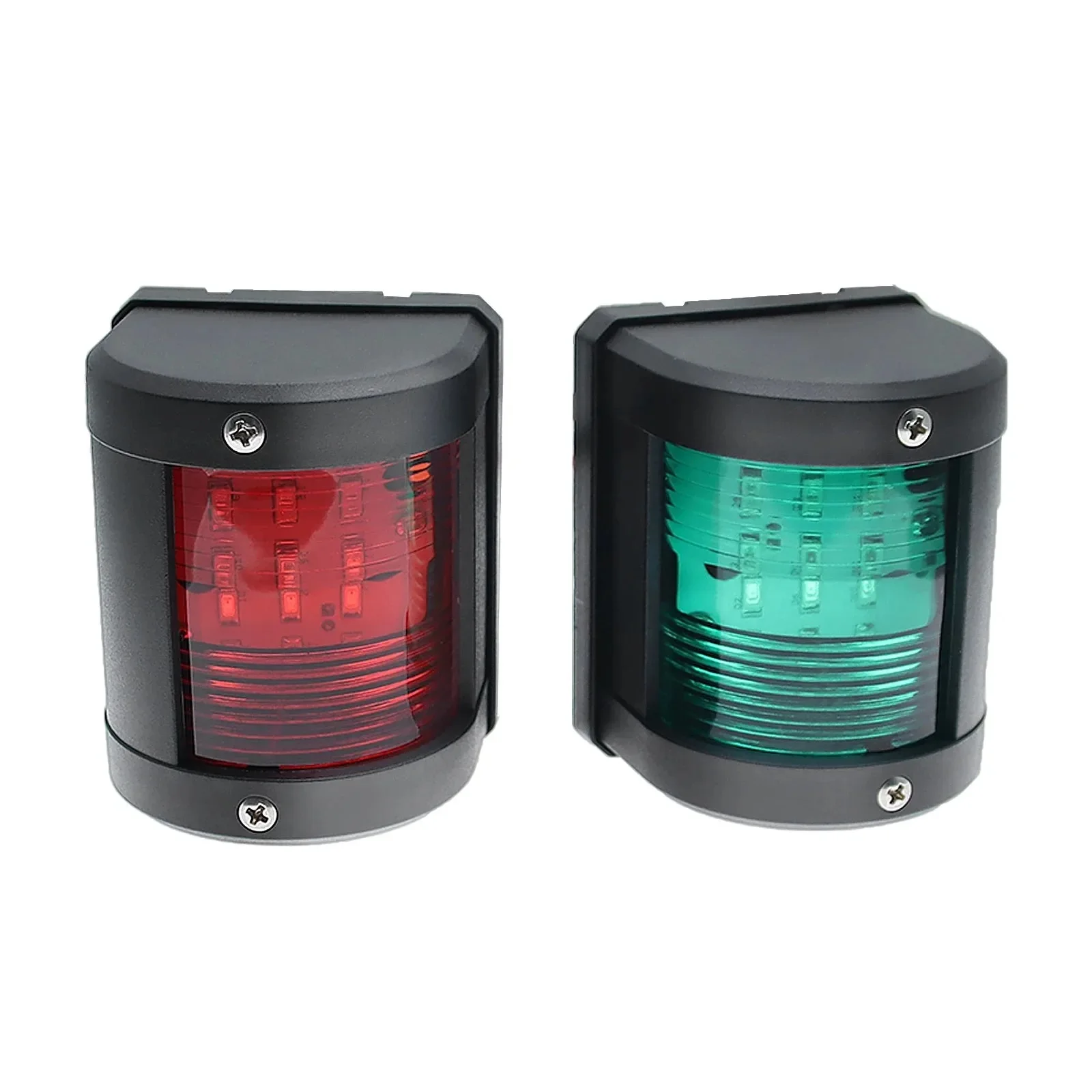 Luz de navegación marina LED verde roja, lámpara de señal de vela de 12V/24V para yates de lancha motora y navegación
