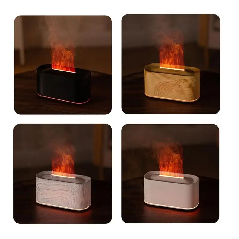 

Трепещущий пламя, диффузор эфирного масла, тихий туман, безопасный АБС-презентационный корпус N58D