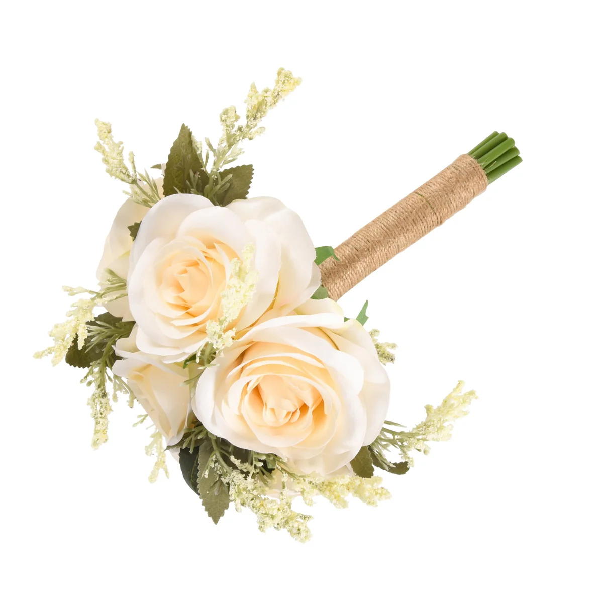 

KIKI Bridal Bouquets for Wedding, Artificial Rose Flower Bouquet Bride Bridesmaid Holding Flower, Flower Girl Bouquet