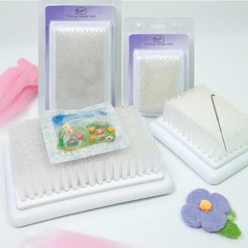 Felting Mat Soft Bristles Needled Felting Mat Block Thick Needle Felting Base Wool Felting Supplies Foam Pad Alternative For