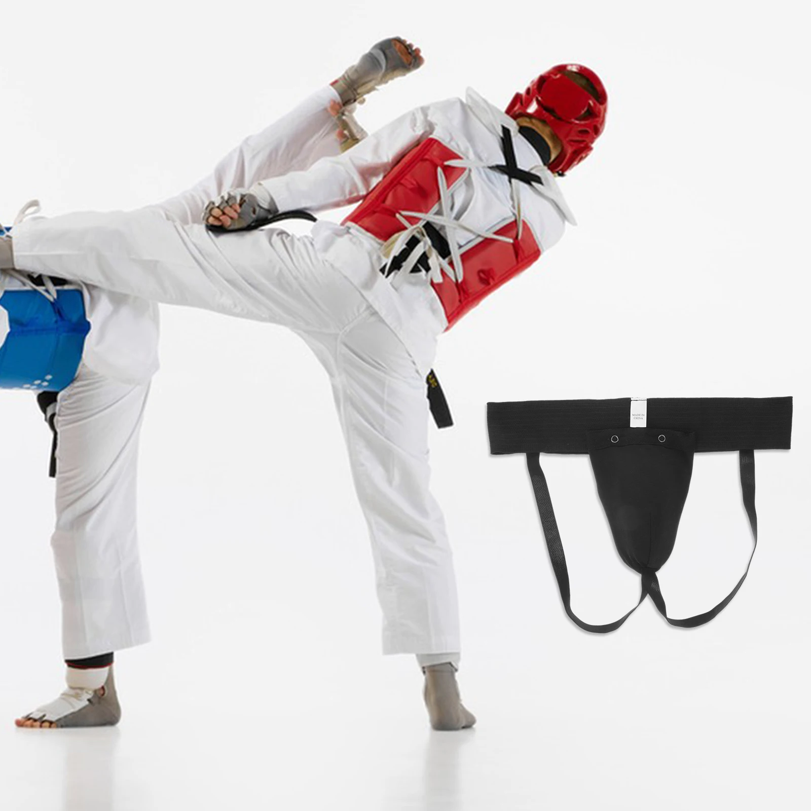 

Breathable Groin Protector Professional Wear-Resistant Crotch Guard Training Boxing Supply Comfortable Portable Guard