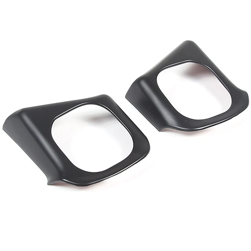 For 2020-2023 Polaris Slingshot ABS Matte Black Car Steering Wheel Button Frame Sticker Car Interior Accessories 2Pcs - view 3