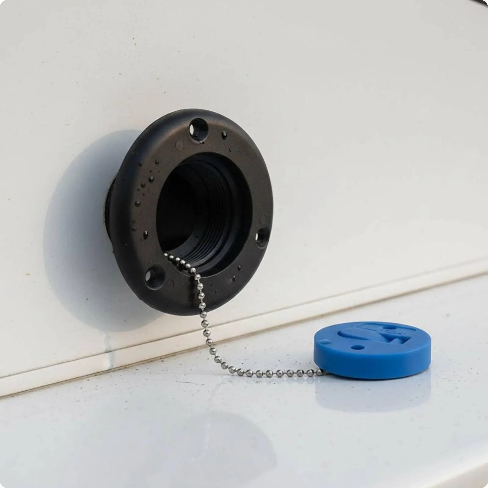 RV Water Inlet Fitting Leak Resistant Vehicle Filler Cap for Camper Van Marine Road Travel Use