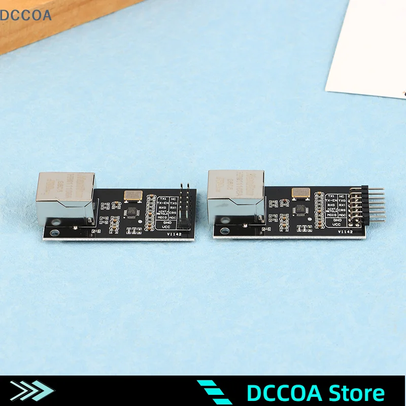 1 ชิ้น 5.5*2.7 เซนติเมตร LAN8720 โมดูลตรง/Bent เข็มโมดูลเครือข่าย Ethernet Transceiver RMII อินเทอร์เฟซ Development Board