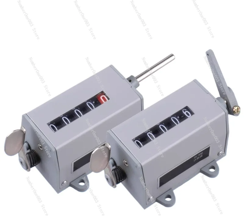 Punch Mechanical Counter Manual Pull Type Industrial Revolution Table 75-1 Accumulated Point Hand Crank