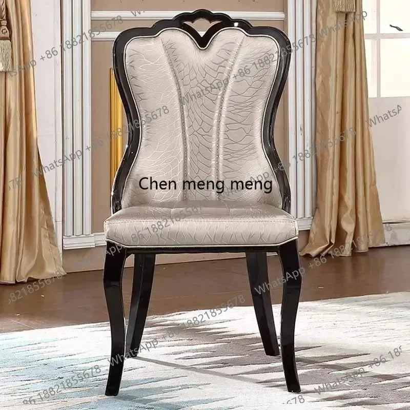 K153  K153  Fancy Kitchen Dining Chairs Lounge Waterproof Balcony Modern High Chair Nordic Ergonomic Luxury Sillas Para Comedor