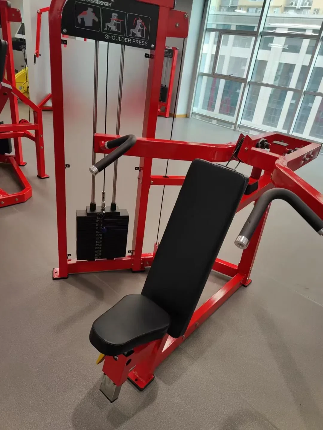 Shoulder Press Seated Chest Press YG Fitness YG-8002 commercial gym equipment pin loaded Dual functional