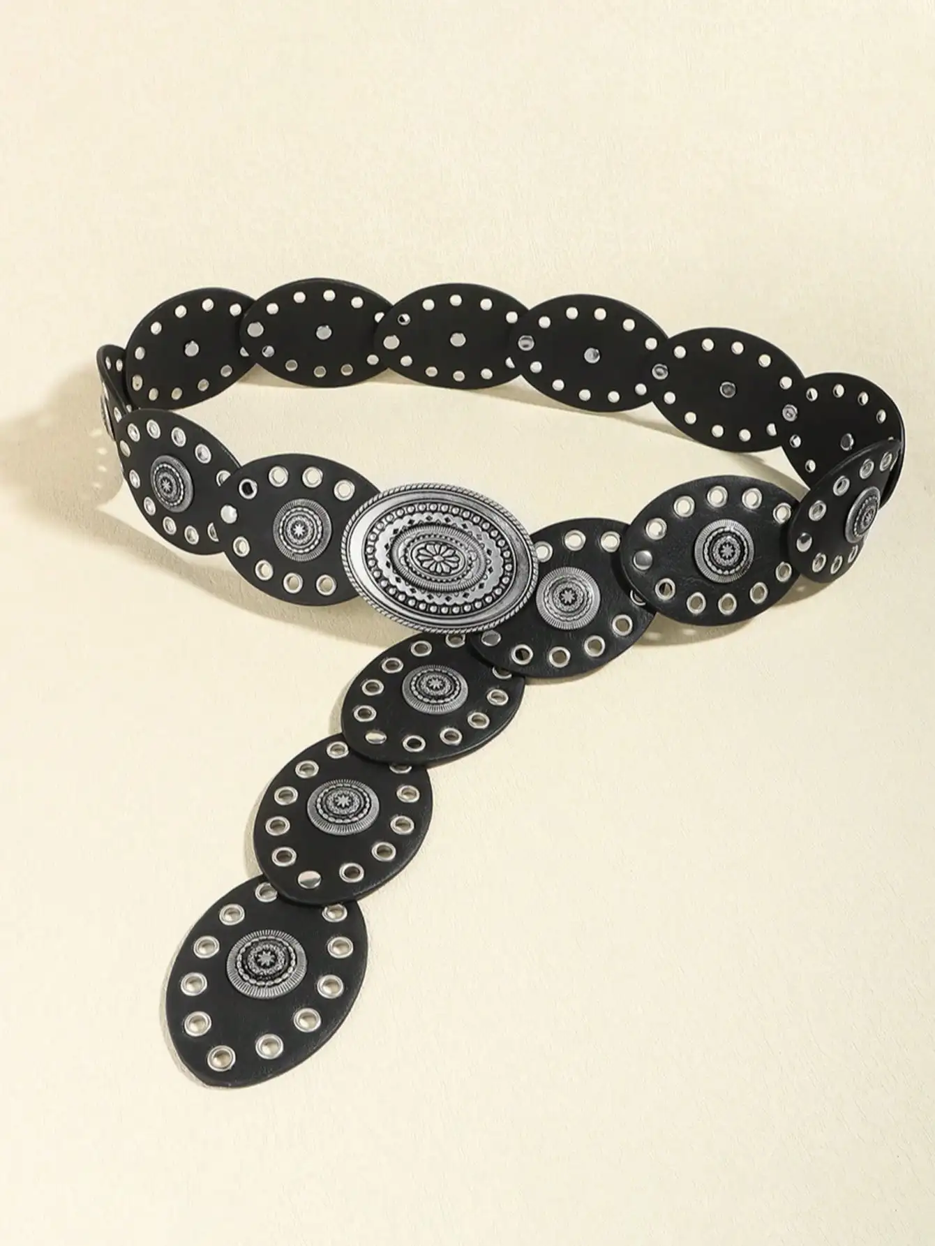 Black Metal Style Women's Waist Belt Versatile Accessory for Dresses Shirts Gowns Perfect for Parties Evening Wear Daily Outfits