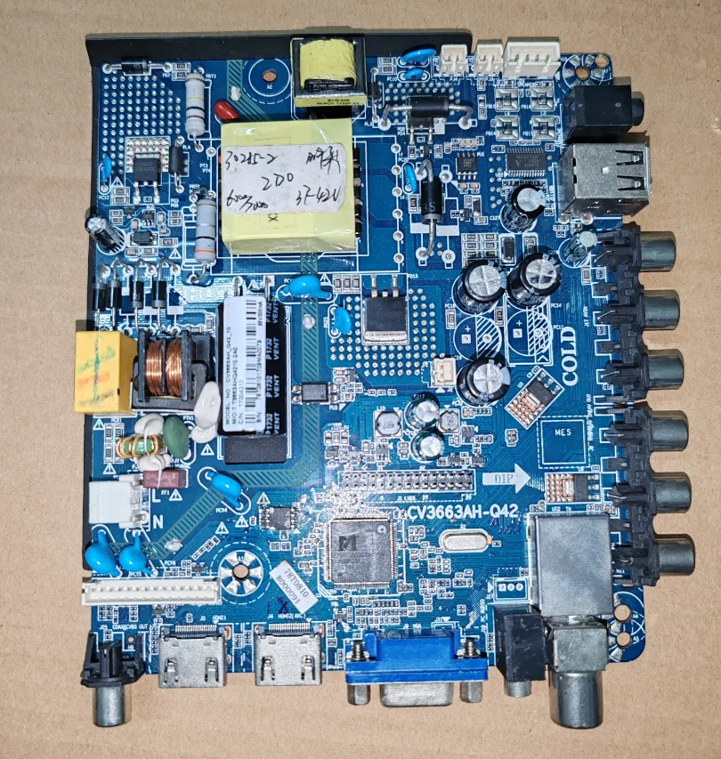 

CV3663AH-Q42 Three and one TV motherboard, tested well, physical photo for 35W 66V 300MA OR 45W 80v 500ma