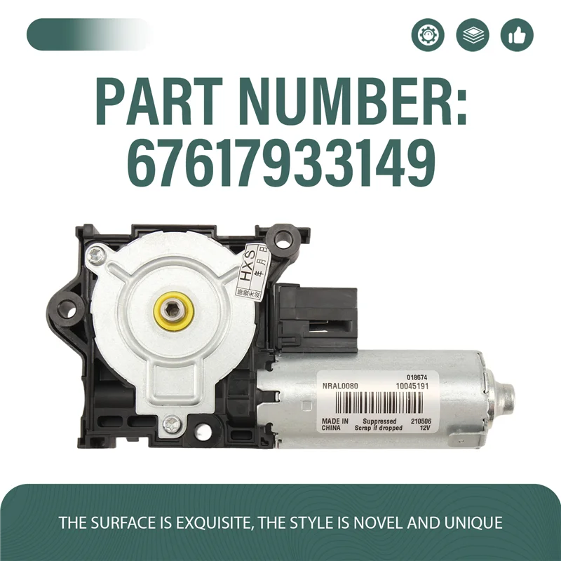 

AB16-For BMW Sunroof Motor Drive Unit 67617933149 Fits X3 G01 X4 G02 X5 G05 X6 G06 X7 G07