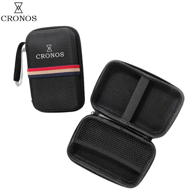 Cronos Watch Box EVA Oxford Fabric Storage Bag Zipper Foam Contained Net Lining