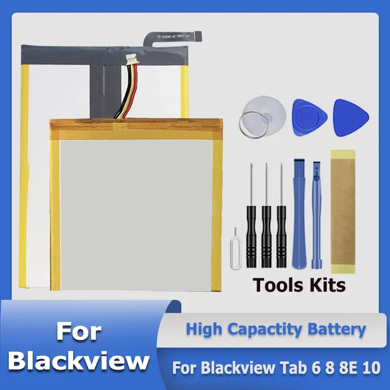 

XDOU New 3210099 BlackviewTab8 BlackviewTab8E BlackviewTab10 Battery For Blackview Tab 6 8 8E 10 + Toos Kit