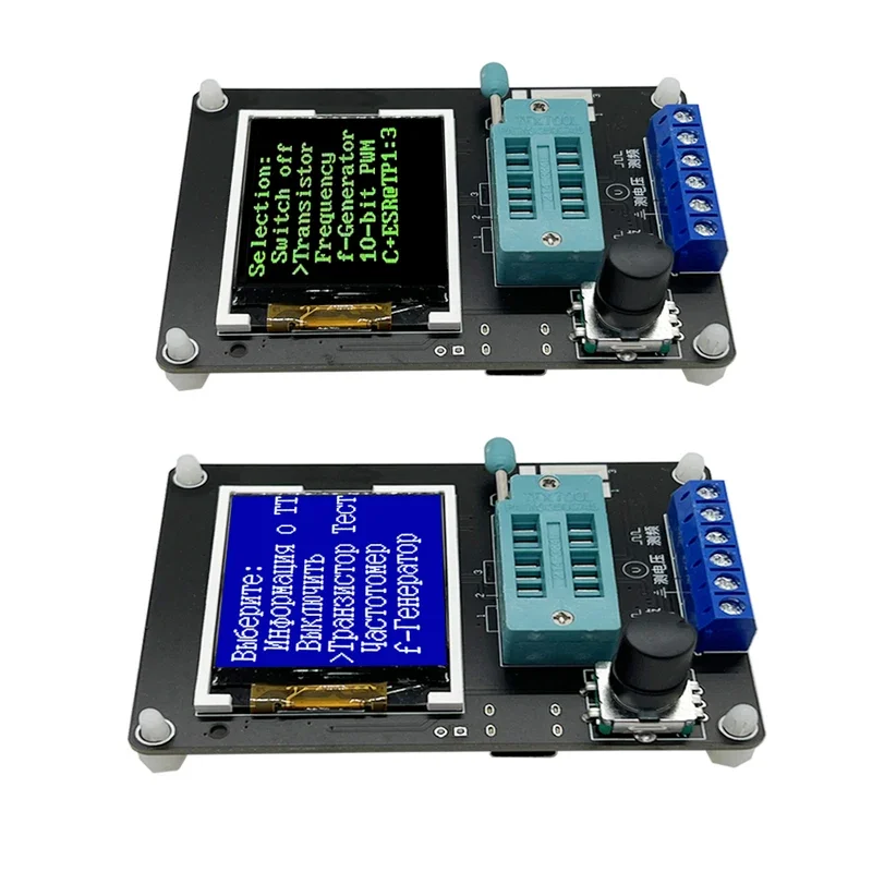 GM328A Transistor Diode LCD Tester LCR Capacitance ESR Voltage Frequency Meter PWM Square Wave Signal Generator Electronic Kits