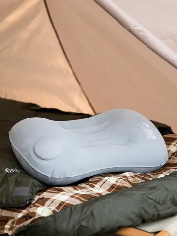 BISINNA Camping Inflatable Pillow Portable Ultralight Travel Hiking Air Sleeping Pillow for Neck and Lumbar Support