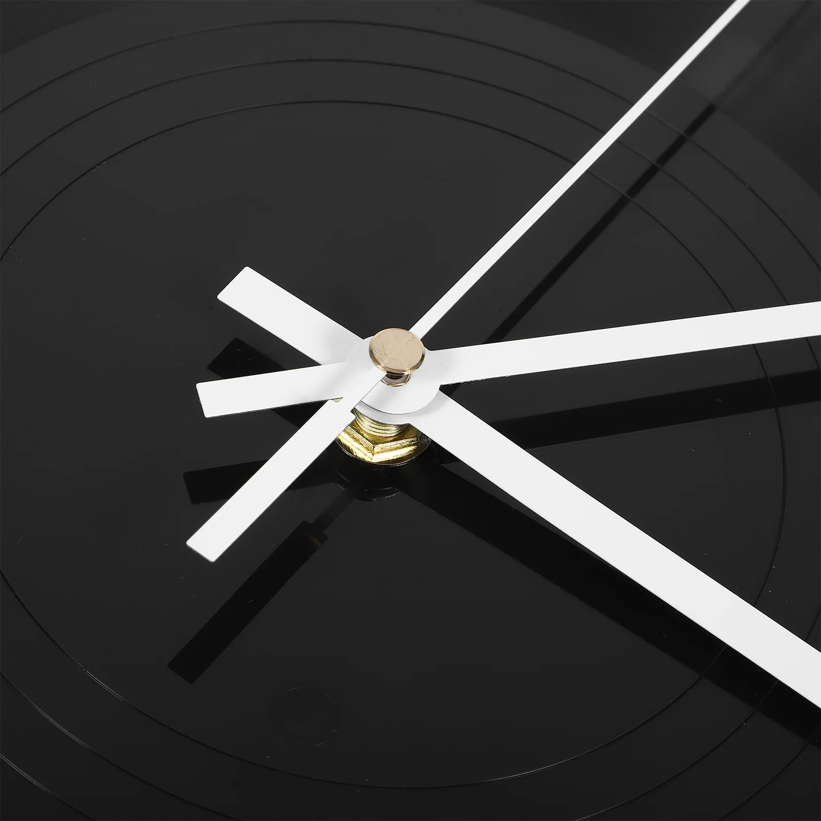 

1 set Vinyl Record Shape Wall Clock Unfinished Round Decor For Living Room Bedroom Office Home Modern Wall Hanging Timepiece