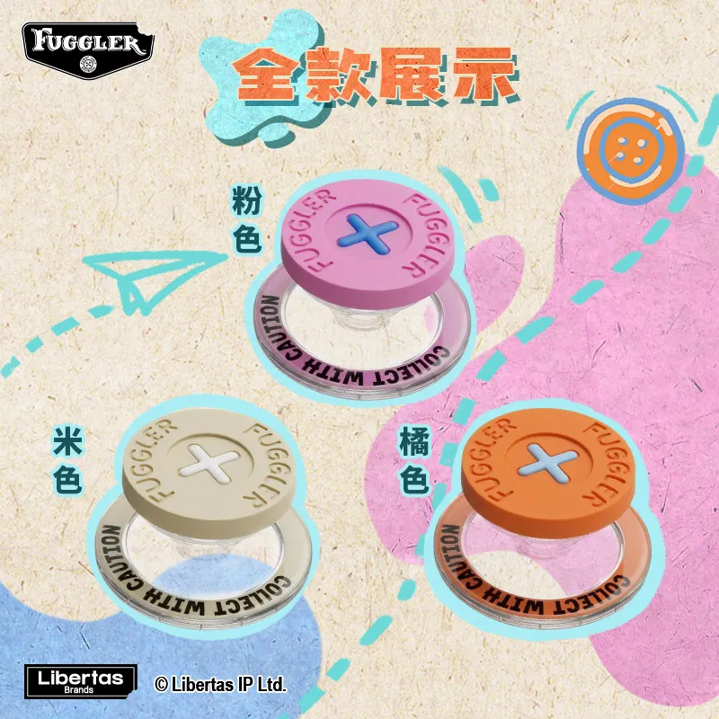 

Fuggler Airbag Bracket Color Button Teeth Monster Back Bracket of Phone Case Magnetic Attraction and Paste Style Accessories