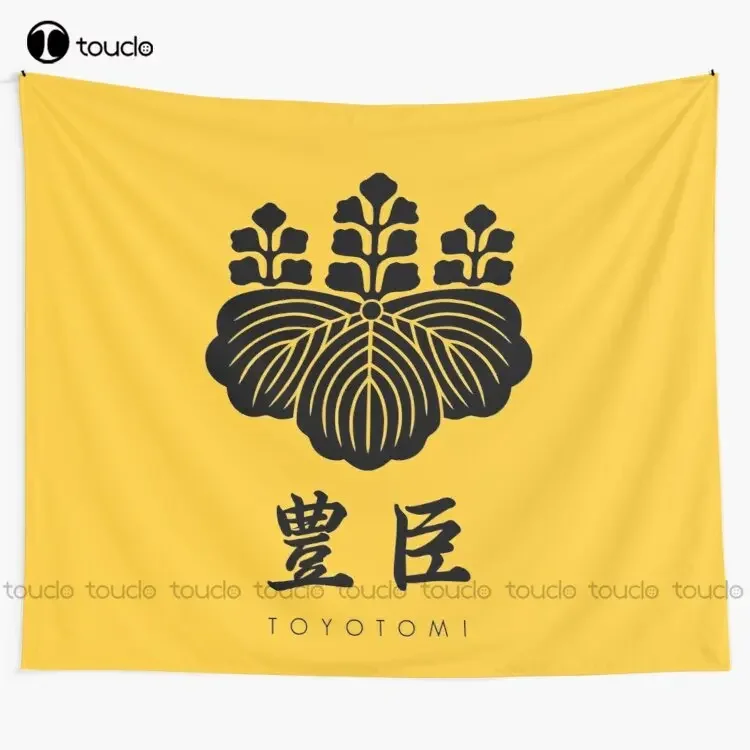 

Toyotomi Clan Kamon с именем клана, спортивный гобелен, гобелен, настенный гобелен для гостиной, спальни, общежития, домашний декор