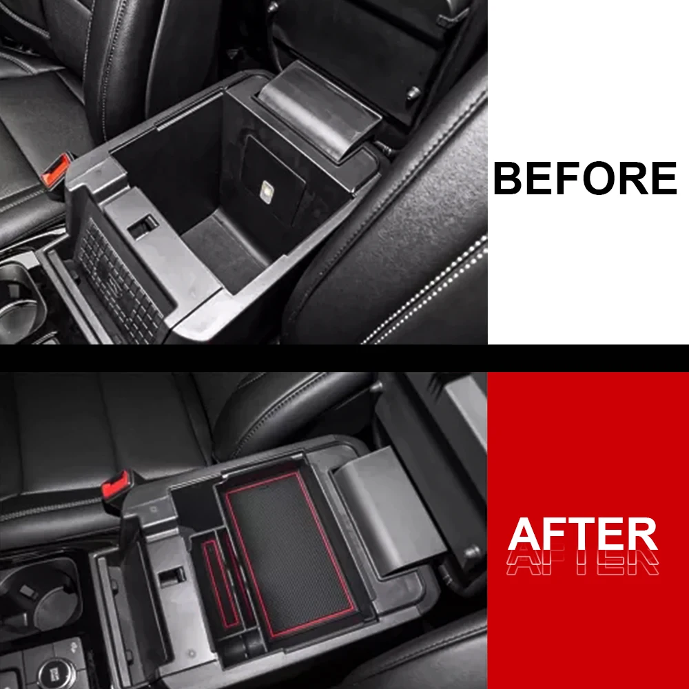 Center Console Organizer Storage Tray For Ford Explorer 2020 2021 2022 2023 2024 Armrest Box ABS Tray Insert Organizer Glove Box