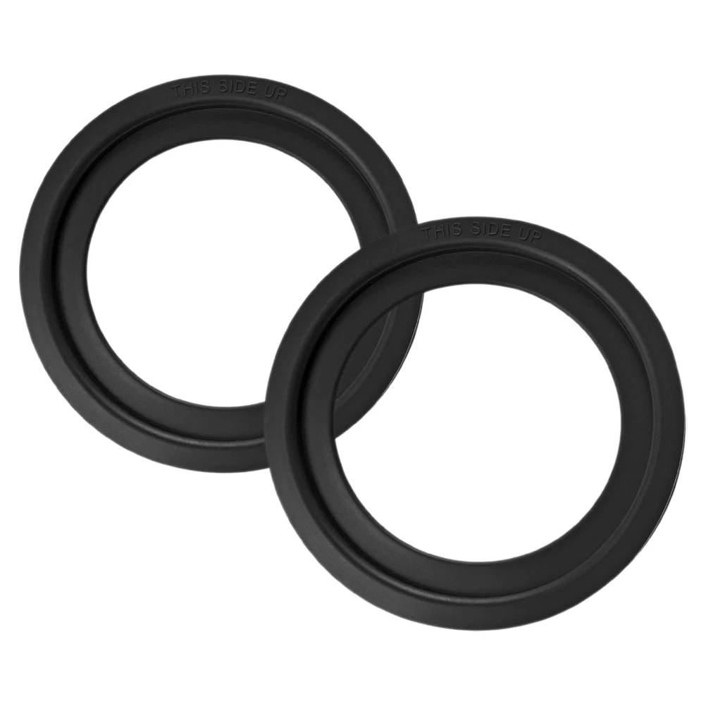 

2pcs Rv Flange Replacement Rubber Leak Proof Easy Install Camper Parts Water Sealing Gasket For Rv Toilet Repair Replacement
