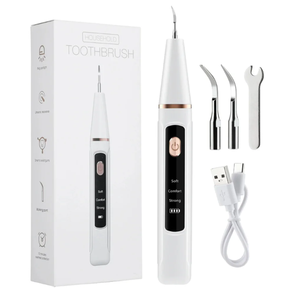 

Dental Scaler Teeth Tartar Remover Teeth Cleaner Tooth Calculus Plaque Remover Ultrasonic Dental Stone Removal