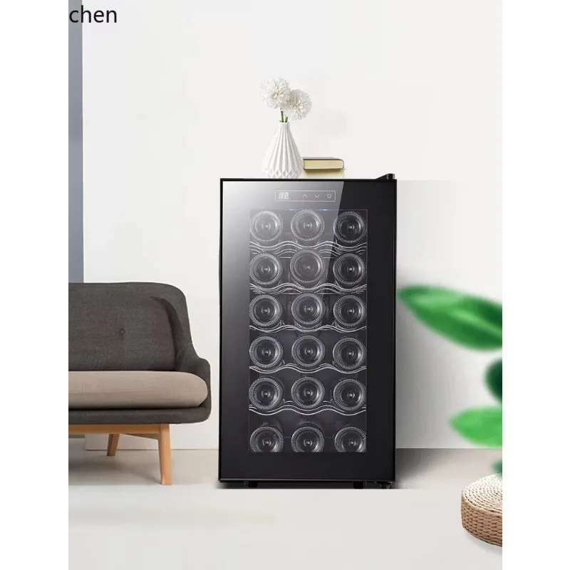 18-Pack Red Wine Constant Temperature Wine Cabinet Refrigerator Electronic Air Cooling Refrigerated Cabinet