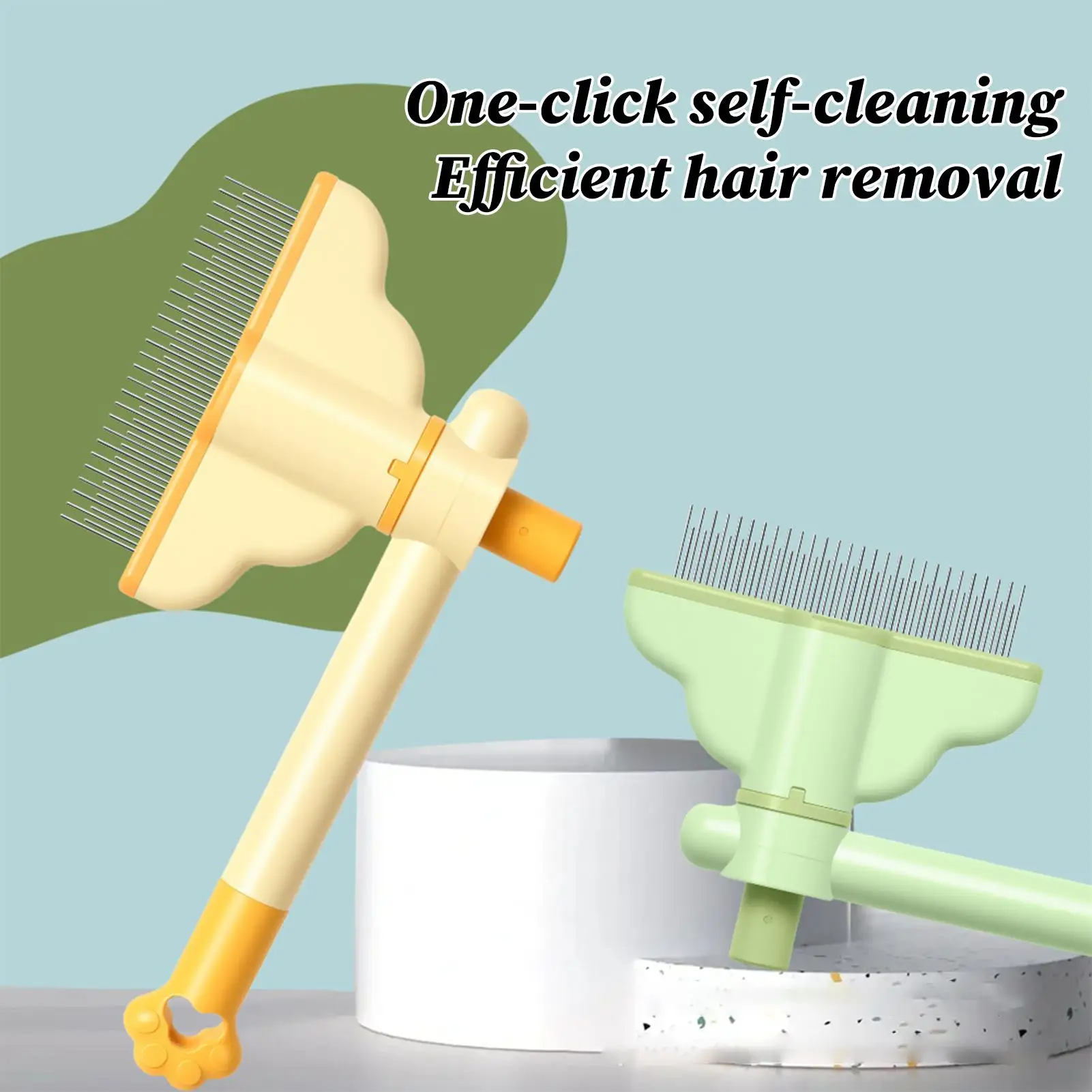 Cepillo de pelo para perros y gatos, cepillo ligero antideslizante suave y cómodo para ducha de mascotas, masaje para el hogar para cachorros y gatitos en interiores y exteriores