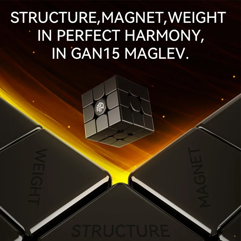 Gan 15 Maglev UV 3X3 Magnetic Magic Speed Cube Stickerless Professional GAN 15M Cubo Magico Puzzle