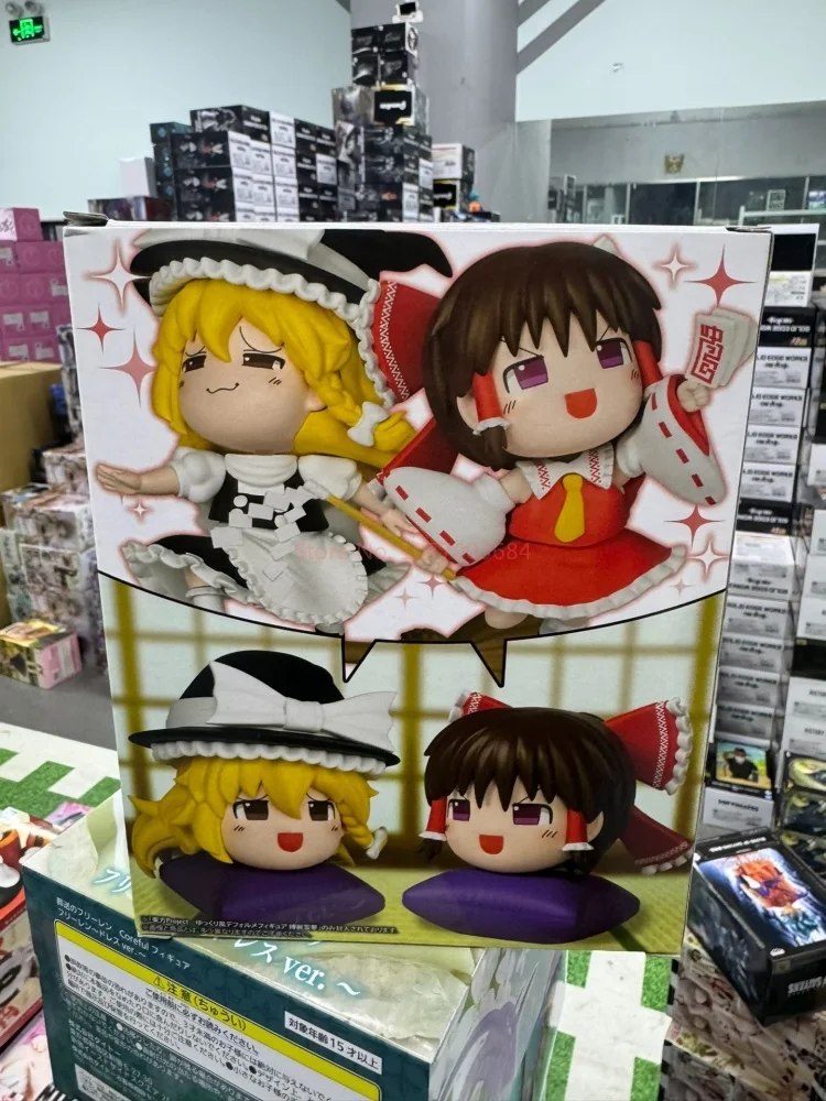 [متوفر] لعبة أنيمي أصلية مشروع توهو Hakurei Reimu Kirisame Marisa نموذج لجسم حلية لعبة فتاة لطيفة هدية الكريسماس