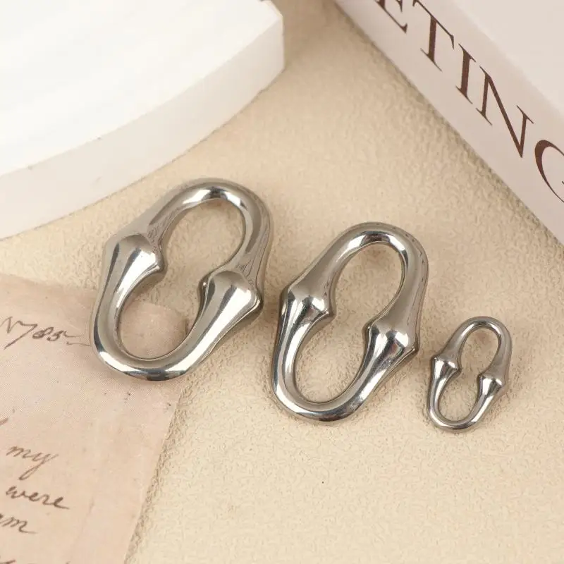 2Pcs Stainless Steel Popular Bone Joint Shaped Pendant For DIY Necklace Bracelet Jewelry Accessories