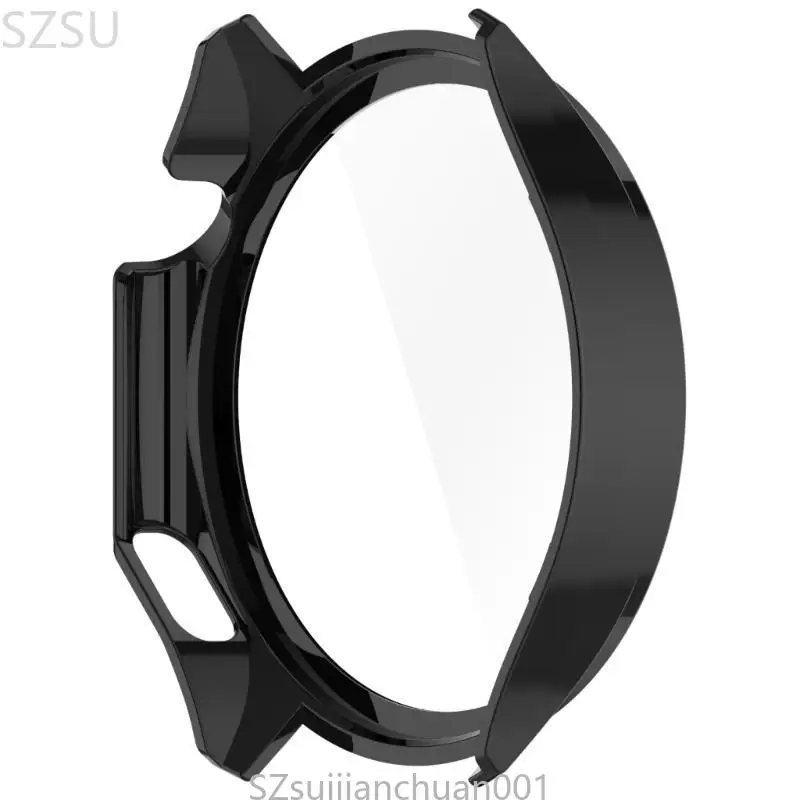 SZSU Watch Case с измельченной стеклянной пленкой для просмотра 3 Protector Cover Watch Scrector Protector Film SmartWatch Shell