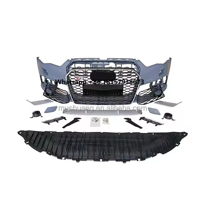 

2016-2018 A6 C7.5 Facelift Auto Body System Front Bumper Body Kit Compatible with S6 Type Car Bumper