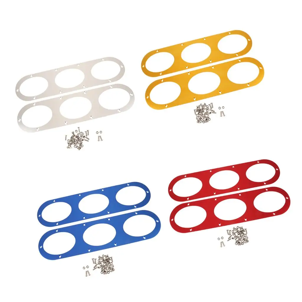 Metal Air Diversion Diffuser Panel Rear Bumper Protector Universal Car Styling for Enhanced Speed