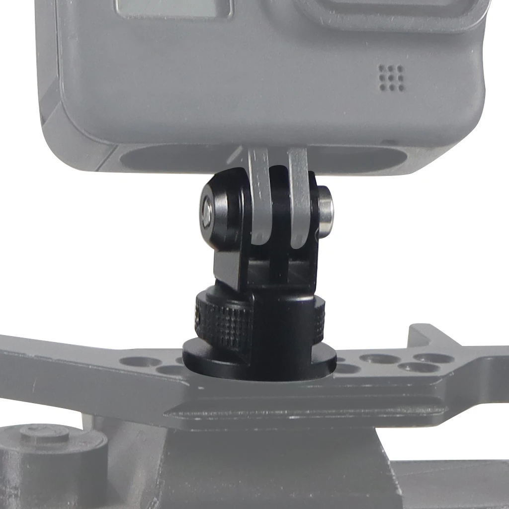 Aluminiumlegierung 1/4 Zoll Mini Stativadapter Halterung Basis für Gopro 13 12 11 10 für Insta360 X5 X4 X3 X2 für DJI Osmo Action Kamera – Detail 23