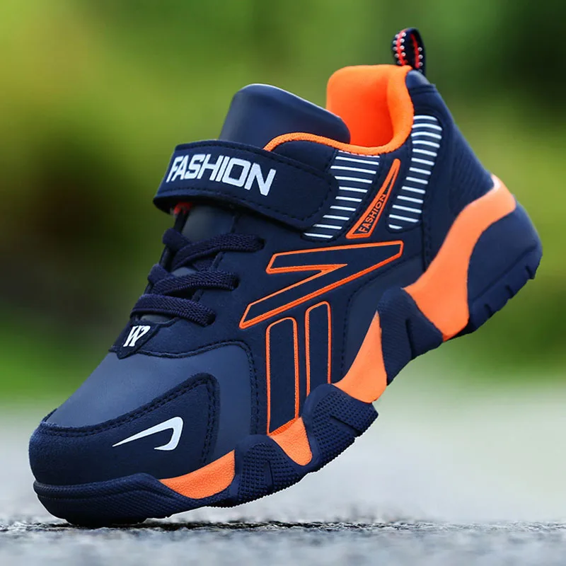 Kinderen Jongens Schoenen School Sport Mode Leer Voor Kinderen Tennis Casual Sneakers Kinderen Jongen Hardlopen 7-12 Jaar Wandelschoen