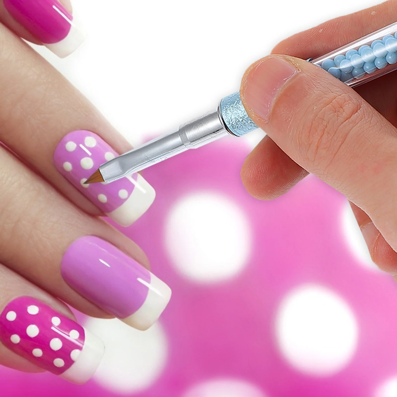 8 stücke Stift Pinsel Kit Für Acryl Uv Gel Nagel Malerei Diy Werkzeuge Bohrer Nail art Pen-Set Ideale Professionelle salon Heimgebrauch