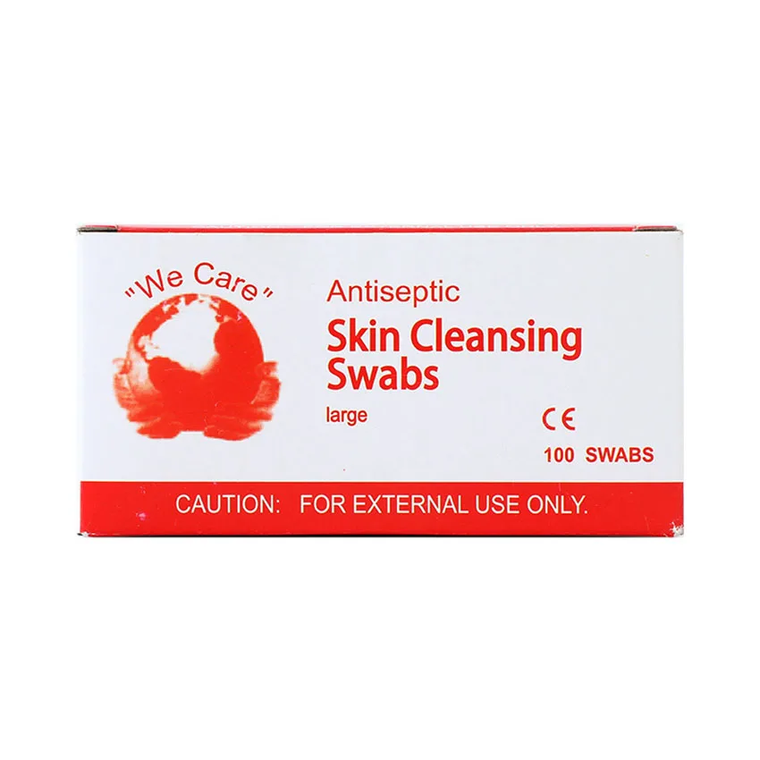 300Pcs Disposable Iodine Disinfectant Cotton Pads for Skin Wounds Navel Cleaning Disinfection Gentle Cleaning