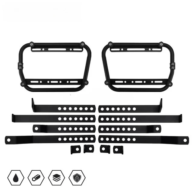 Motorcycle General Side Bracket Frame Universal All Types Aluminium Alloy Box Stable Safe Quick Disassembly Assembly